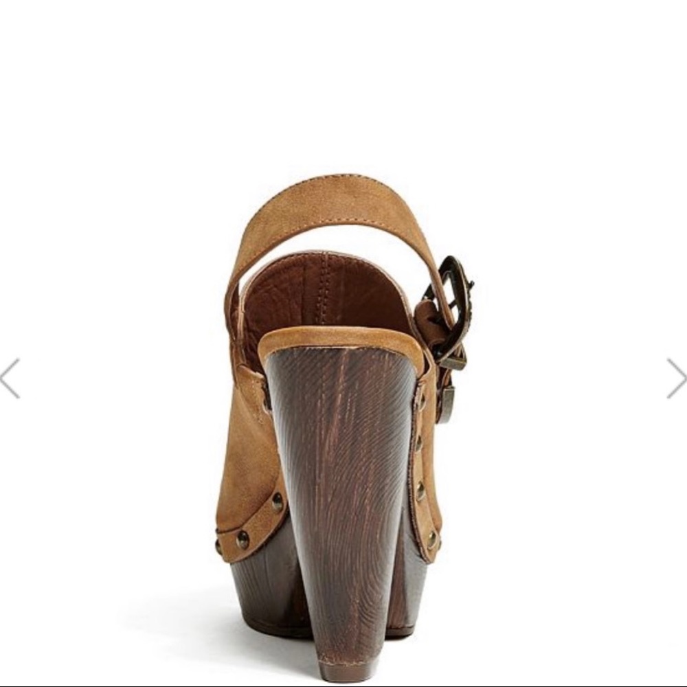 Guess Peep Toe Clogs - Picture 3 of 4